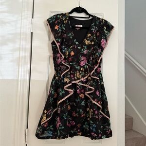 Koch floral mini dress size XS